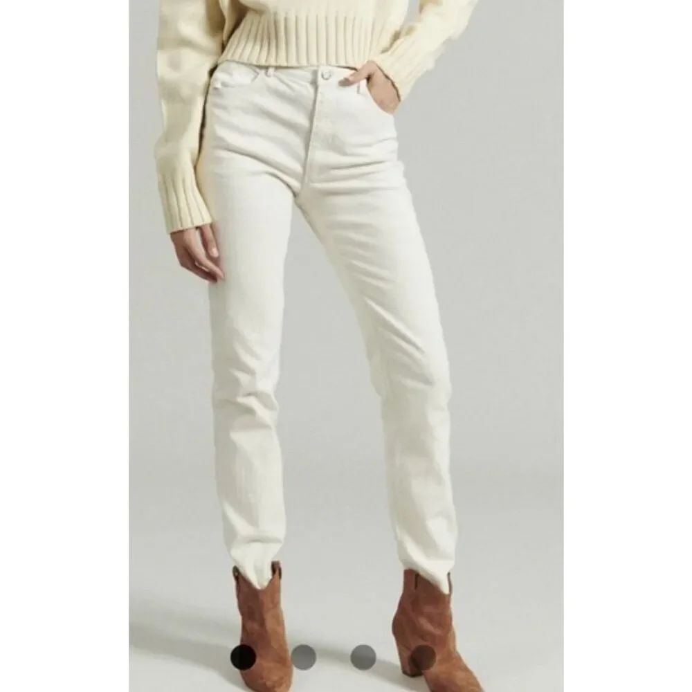 Rachel Comey Bastien Jean in Dirty White NWT Size 0